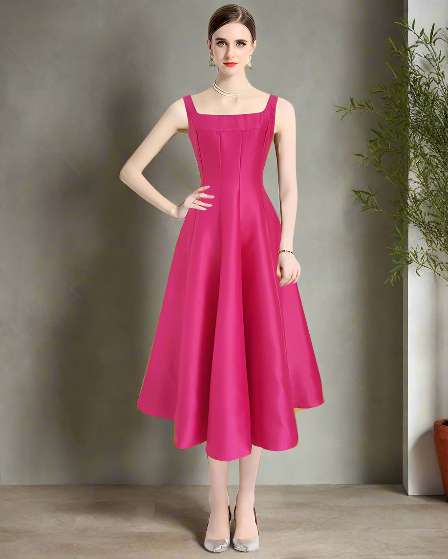 French Audrey Hepburn Style Vintage Strapless A-Line Evening Dress Dresslittly French Audrey Hepburn Style Vintage Strapless A-Line Evening Dress Dresslittly
