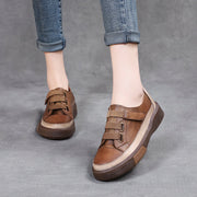 Leather Retro Beef Tendon Soft Sole Women's Shoes Handmade Four Seasons Shoes