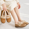 Thick-soled Velvet Shoes Women's Winter Slip-on Loafers