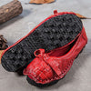 Spring and Summer Genuine Leather Women's Shoes Handmade Retro Soft-soled Flat Shoes