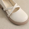 Women's Retro Thick-soled Mary Jane College Style Soft-soled Flats Shoes
