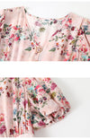 Summer Printed Silk Elegant Dress