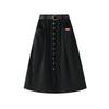 Autumn and Winter Women's Mid-length High Waist Skirt