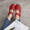 Summer Genuine Leather Soft Sole Sandals Low Heel Comfortable Women's Shoes