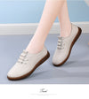 Genuine Leather Women's Soft Sole Hollow Anti-slip Casual Leather Shoes