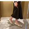 French Style Women's Shoes Soft Sole Soft Surface Low Heel Flat Shoes