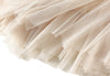 Mid-length Large Hem Skirt for Women Spring High Waist Feather Tutu Skirt