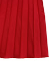 Spring V-Neck High Waist A-Line Dress with Matching Belt