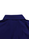 Spring V-Neck High Waist A-Line Dress with Matching Belt