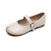 Mary Jane Shoes Cute Slim Split Toe Soft Flat Women's Shoes