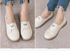 Spring and Autumn Women's Leather Pumps Foreign Style Casual All-match Flat Shoes