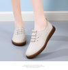 Genuine Leather Women's Soft Sole Hollow Anti-slip Casual Leather Shoes