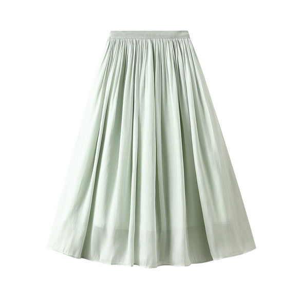 Silky Temperament Skirt Slim Fit Slim Midi Skirt