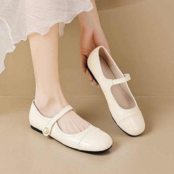 French Style Mary Jane Shoes Women's Flat Soft Sole Shoes