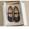 Mary Jane Shoes Cute Slim Split Toe Soft Flat Women's Shoes