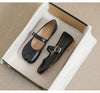 Mary Jane Shoes Cute Slim Split Toe Soft Flat Women's Shoes