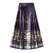 Vintage Court Style Versatile Ladies Everyday Skirt