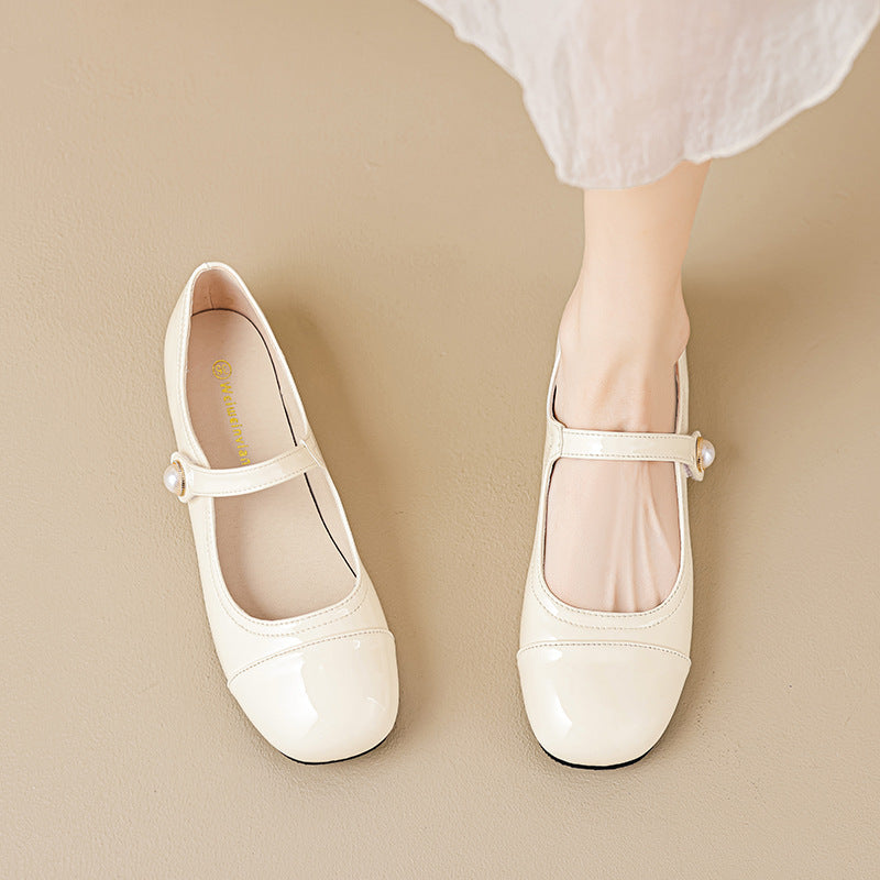 French Style Mary Jane Shoes Women's Flat Soft Sole Shoes