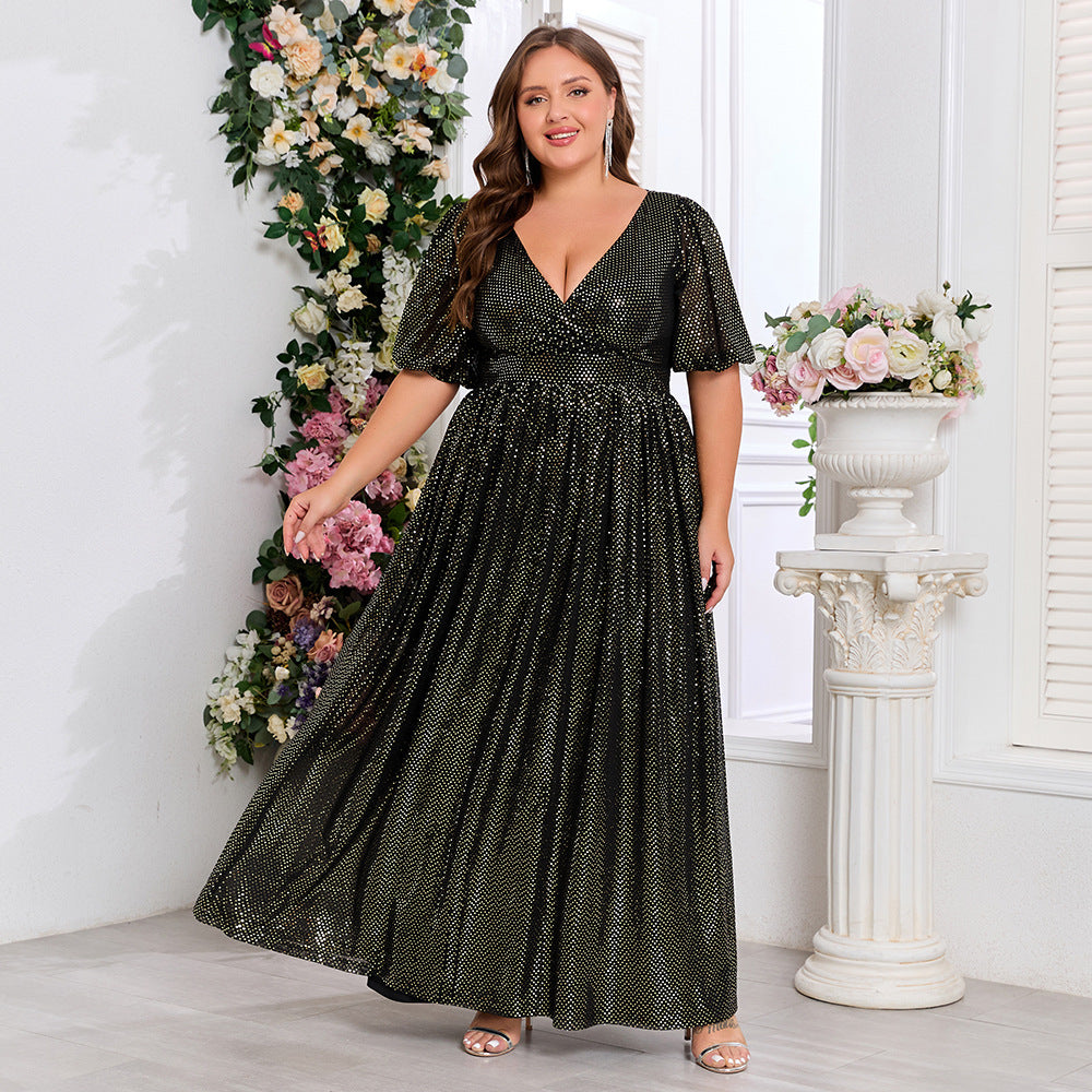 Long Chubby Gown Styles Good Dresses For Fat Ladies Ever-Pretty Women's  Summer Plus Size Formal
