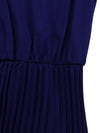 Spring V-Neck High Waist A-Line Dress with Matching Belt
