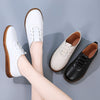 Genuine Leather Women's Soft Sole Hollow Anti-slip Casual Leather Shoes