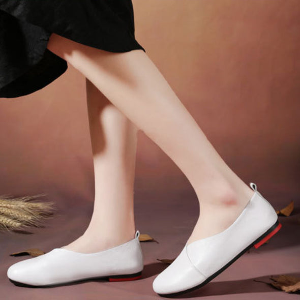 Retro Handmade Women's Flat Soft Sole Comfortable Shoes