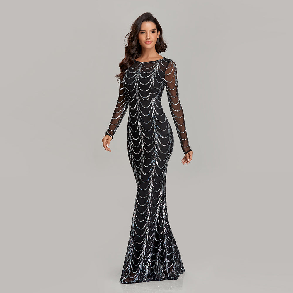 fitted lace wedding dress Nightlife Maxi Dress main image 1