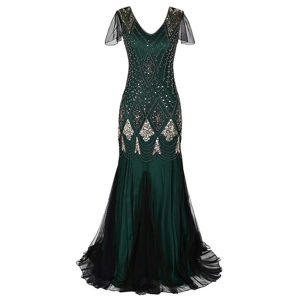 1920s Sequin Dress Vintage Dress Plus Size Party Dress