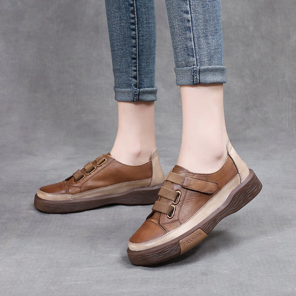 Leather Retro Beef Tendon Soft Sole Women's Shoes Handmade Four Seasons Shoes