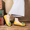 Handmade Leather Women's Flat Moccasins Shoes