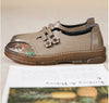 Genuine Leather Retro Flat Women's Tendon Soft-soled Leather Shoes