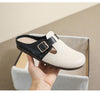 Retro Flat Slippers Soft Sole Round Toe Sandals