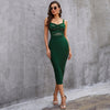 Spring and Summer French Mesh See-Through Evening Dress