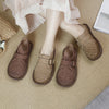 Genuine Leather Flat Soft Sole Shoes Soft and Comfortable Women's Shoes
