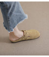 Leather Sandals Vintage Flat Slippers