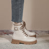Thick Sole Short Tube Retro British Style Martin Boots Lace Up Women's Shoes