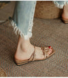 New Summer White Flat Sandals Comfortable Women's Shoes