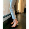 Women's Summer Slippers Transparent Chunky Heel High Heel Sandals