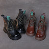 Leather Vintage Handmade Martin Boots Flat Comfort Women's Shoes